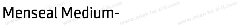 Menseal Medium字体转换